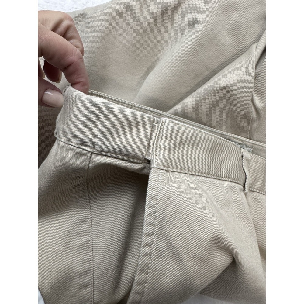 LL Bean Original Fit Bermuda Shorts Womens Size 20W Pockets Khaki‎ 100% Cotton - Picture 13 of 13